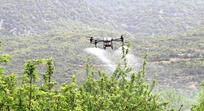 Tarım alanları dronla ilaçlanacak