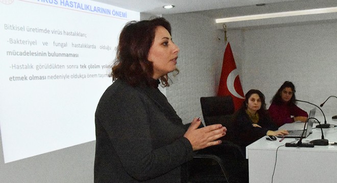 Tarım sektörü temsilcilerine virüs anlatıldı