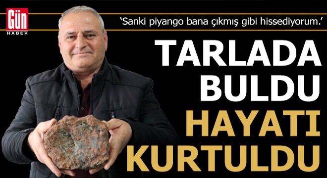 Tarlada buldu hayatı kurtuldu