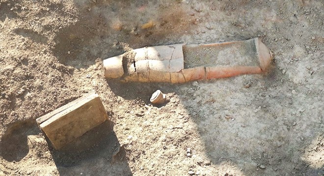 Tarsus'ta tarihi 'torpido' mezar bulundu