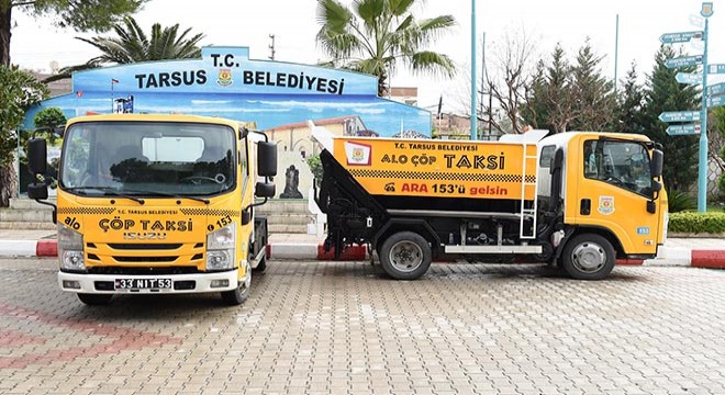 Tarsus’ta  çöp taksi  hizmete girdi