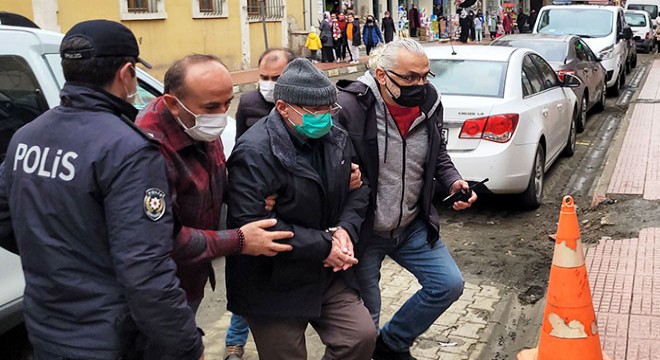 Tartıştığı eşini öldüren koca, adliyede