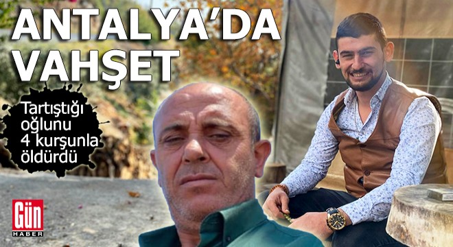 Tartıştığı oğlunu 4 kurşunla öldürdü