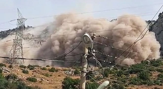 Taş ocağında dinamit patlatılmasına depremzede tepkisi