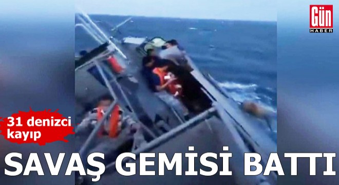 Tayland savaş gemisi battı: 31 denizci kayıp