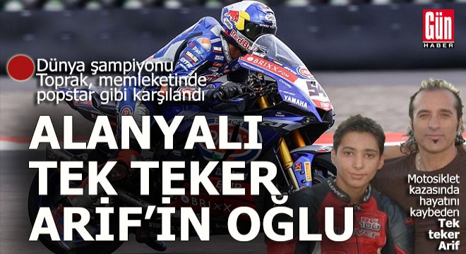 Tek teker Arif'in oğlu dünya şampiyonu...