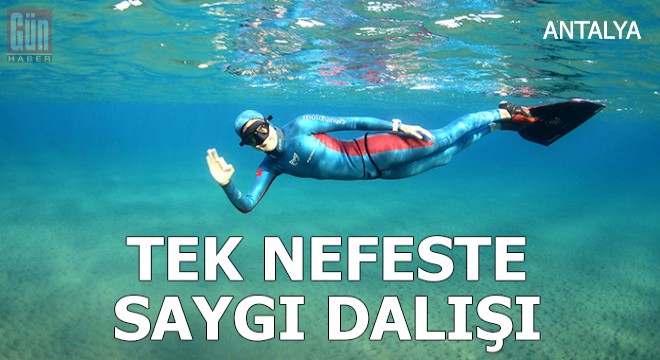 Tek nefeste 97 metre saygı dalışı