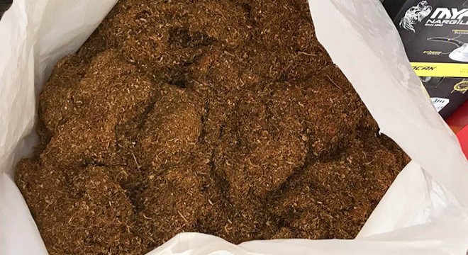 Tekirdağ'da 55 kilo kaçak tütün ele geçirildi