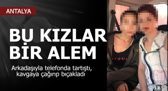 Telefonda tartıştı buluşup bıçakladı