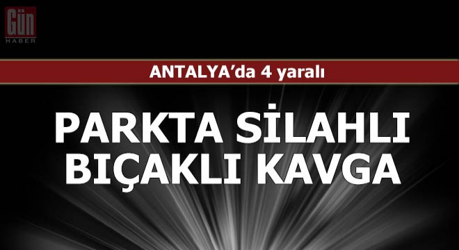 Telefonda tartışıp, parkta kavga ettiler: 4 yaralı