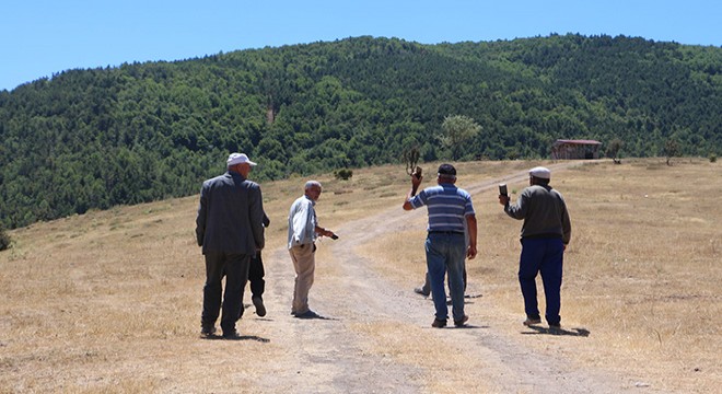 Telefonla konuşabilmek için tepeye çıkıyorlar