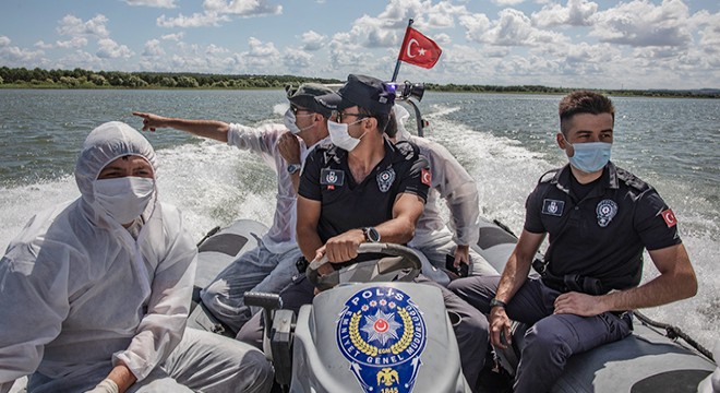Terkos Gölü'nde kaçak avcılık denetimi