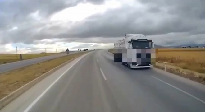 Ters yönde seyreden tanker şoförüne ceza