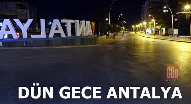 Teşekkürler Antalya...