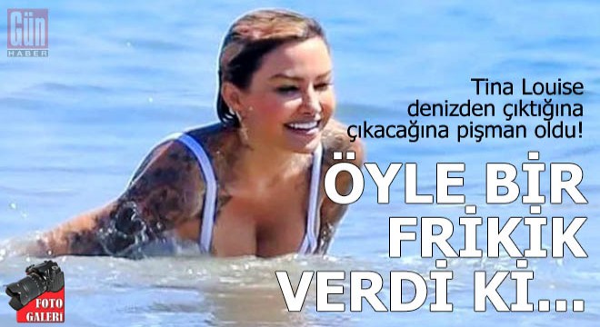 Tina Louise, denizden çıktığına çıkacağına pişman oldu!