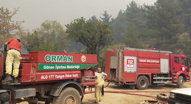 Tokat Belediyesi'nden Antalya'daki yangınlara itfaiye desteği