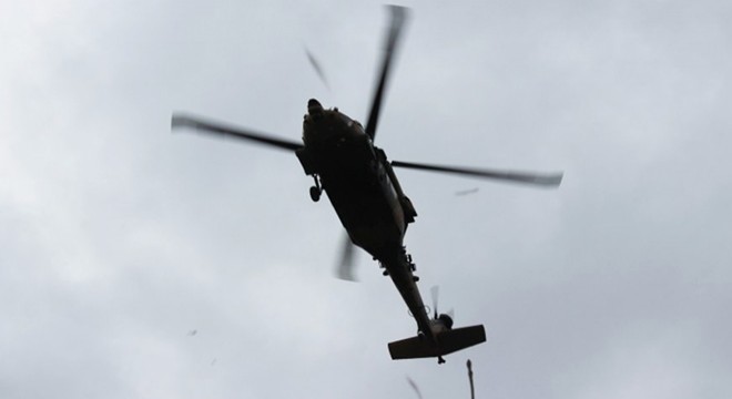 Tokat'ta, 'helikopter düştü' ihbarı asılsız çıktı