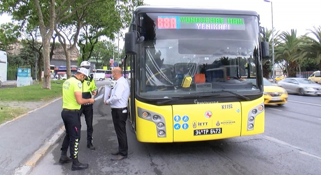 Toplu taşıma araçlarında koronavirüs denetimi
