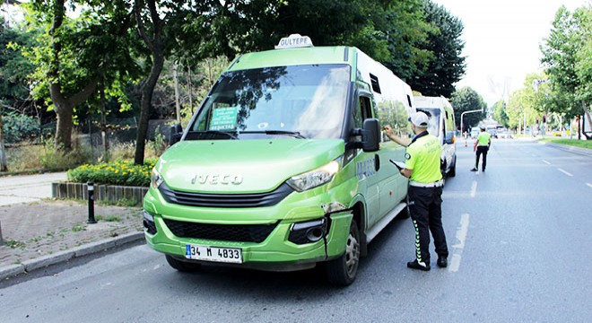 Toplu taşıma araçlarında koronavirüs denetimi