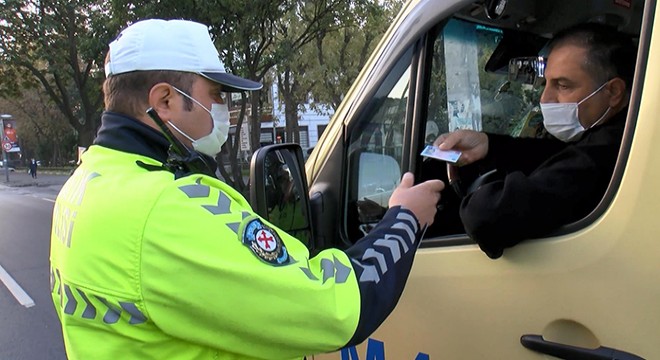 Toplu taşıma araçlarında koronavirüs denetimi