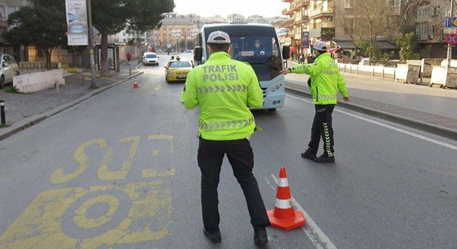 Toplu taşıma araçlarında koronavirüs denetimi