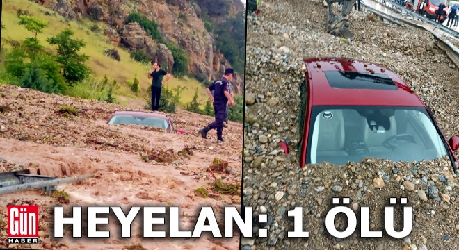 Toprak karayoluna aktı; 1 ölü