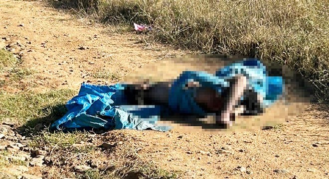 Toprak yolda bulunan cesette 'kaçak göçmen' şüphesi