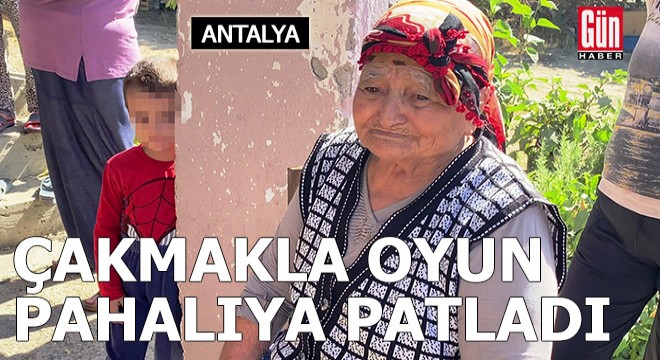 Torunun çakmakla oyunu pahalıya patladı