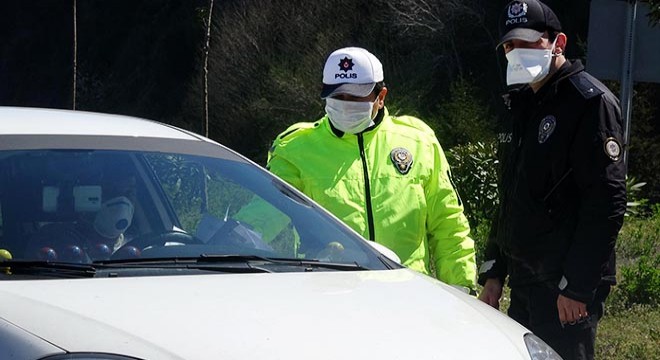 Trabzon'da yasaklanan giriş çıkışlara sıkı denetim