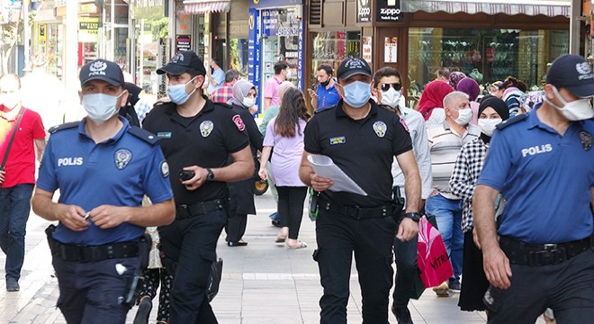 Trabzon da  maske  denetimi