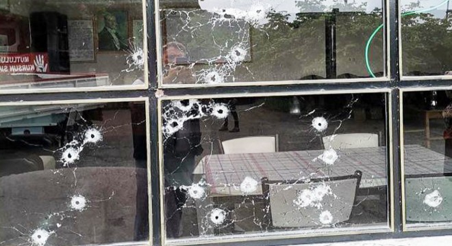 Trabzon da muhtarlık binasına silahlı saldırı