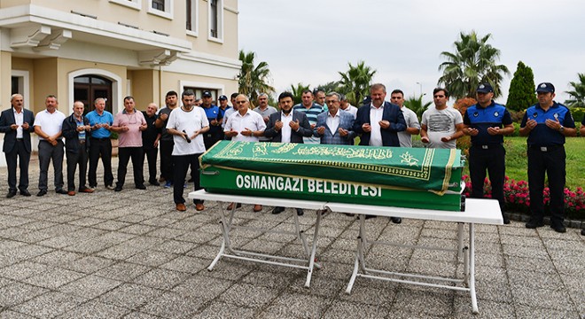 Trafik kazasında ölen zabıta memuru için tören düzenlendi
