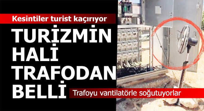 Trafoları vantilatörle serinletiyorlar