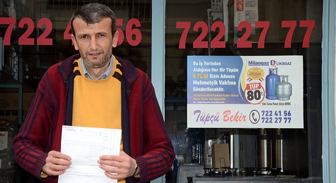 Tüp bayiinden Mehmetçiğe destek
