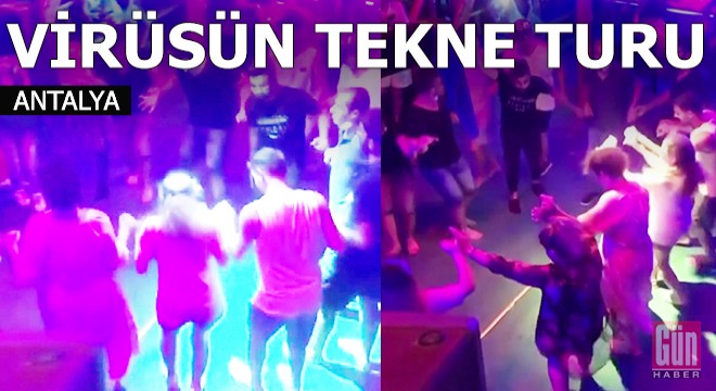 Tur teknesinde koronavirüse rağmen halay çektiler