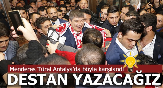 Türel; 'Bismillah' diyoruz