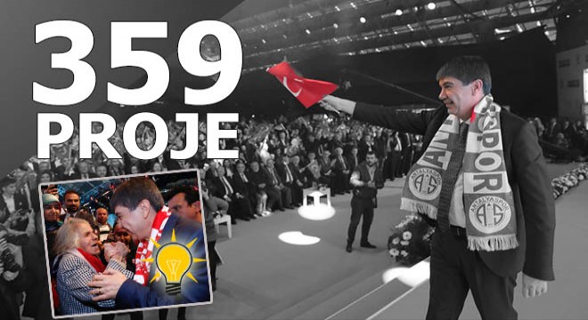 Türel'den 359 proje vaadi