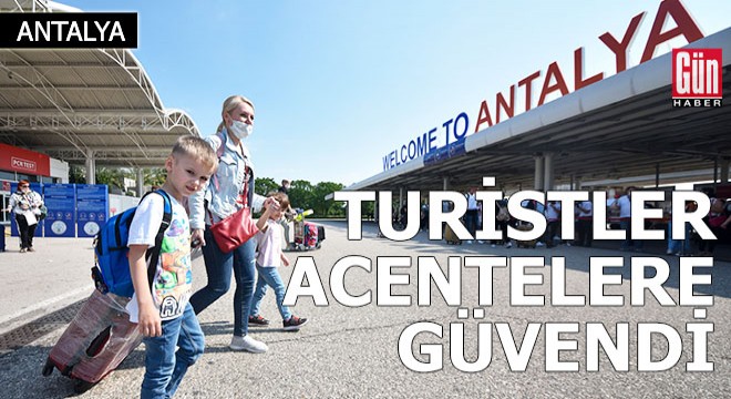 Turist pandemide acentelere güvendi