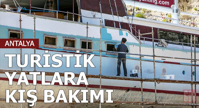 Turistik yatlara kış bakımı