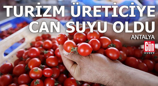 Turizm hareketliliği, Antalyalı üreticiye can suyu oldu