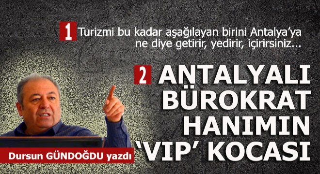 Turizmi aşağılayıp turistik gezi yaptı
