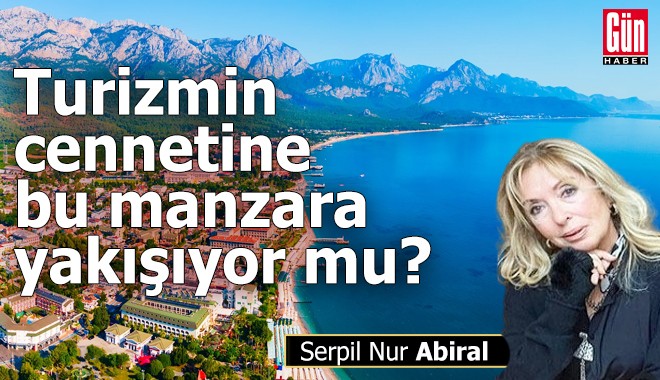 Turizmin cennetine bu manzara yakışıyor mu?