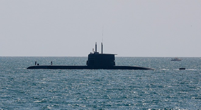 Türk denizaltısı, Antalya'dan ayrıldı