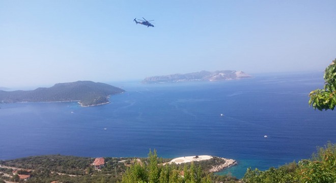 Türk fırkateyni yeniden Kaş ta