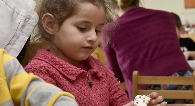 Türkan Saylan Kreşi'nde sabun atölyesi