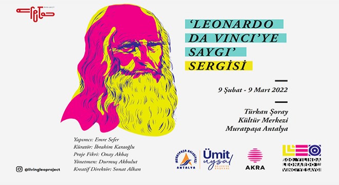 Türkan Şoray Kültür Merkezi'nde 'Leonardo da Vinci'ye Saygı' sergisi