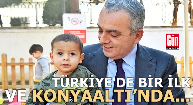 Türkiye'de bir ilk ve Konyaaltı'nda...