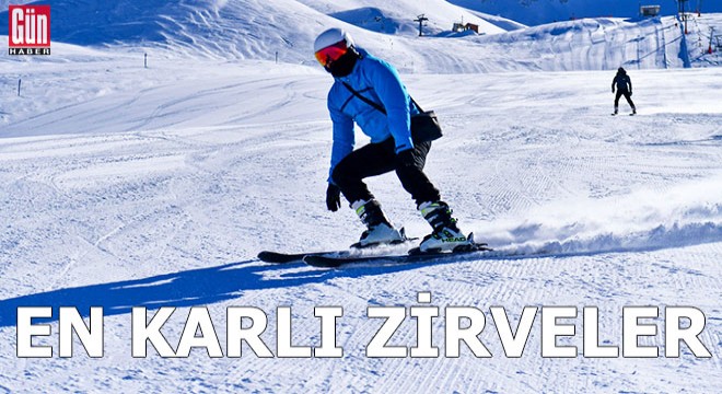 Türkiye'nin en karlı zirveleri