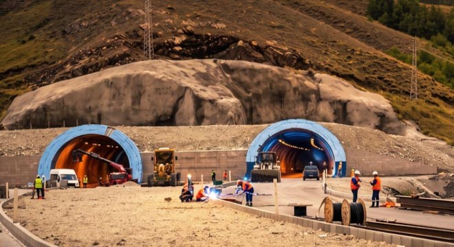 Türkiye'nin iki şehrini birleştirecek dev tünel inşa ediliyor