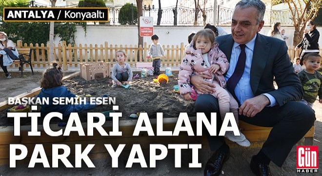 Türkiye'nin ilk bebek parkı, büyük ilgi görüyor
